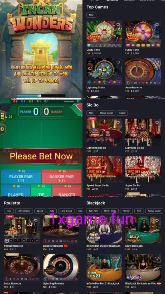 1xgamemore game